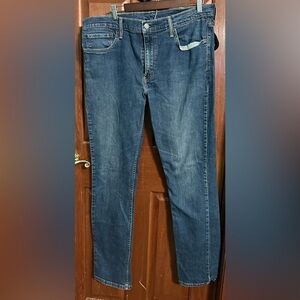 Levi's 511 Blue‎ Straight Jeans Classic Style Mens 38x34